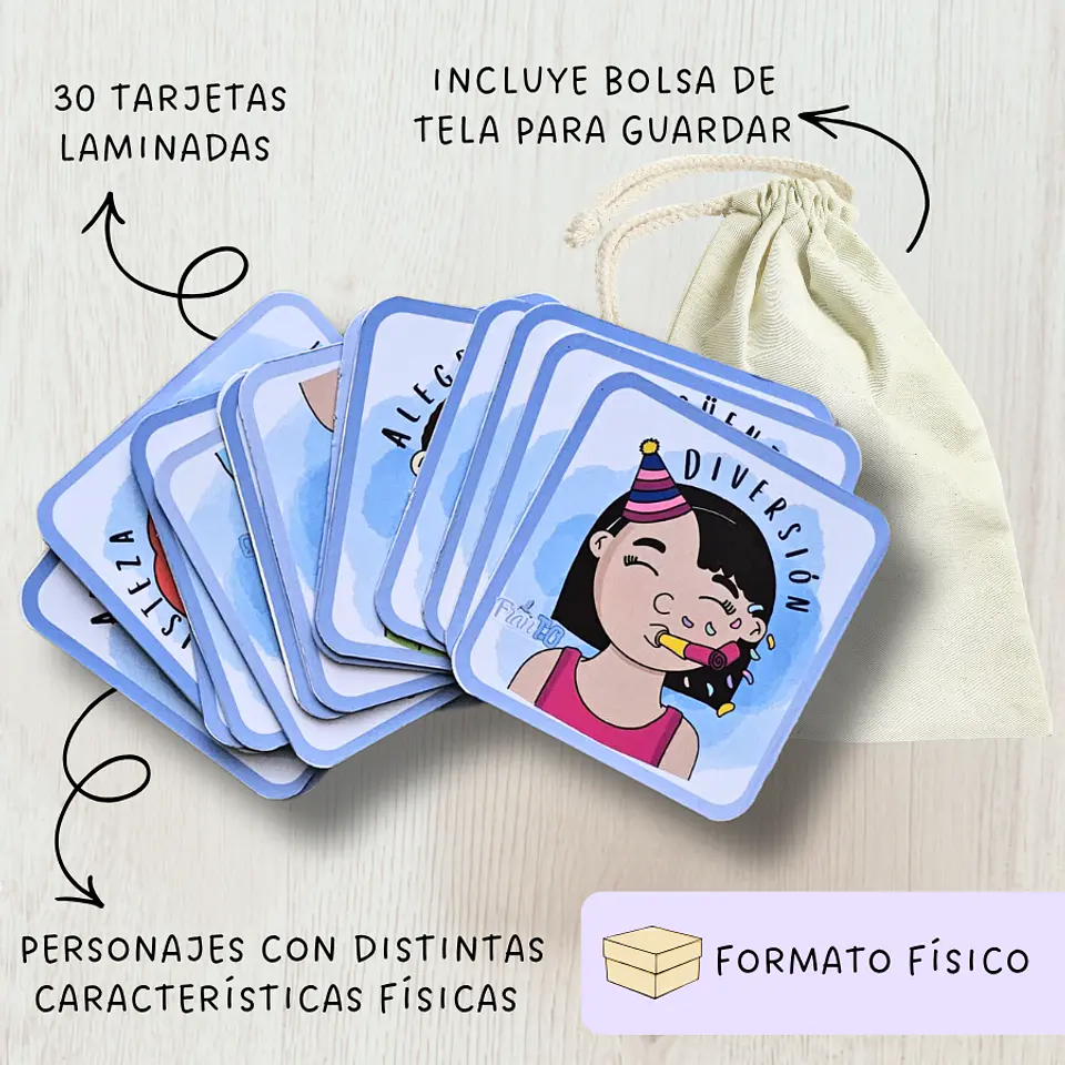 Memorice mis emociones (físico) 1