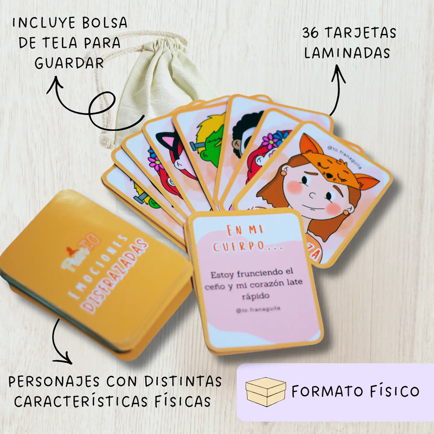 Emociones disfrazadas (físico) 1