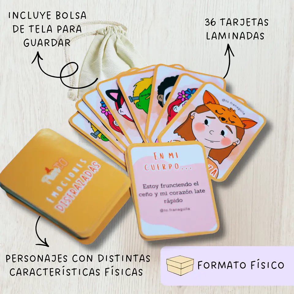 Emociones disfrazadas (físico) 1