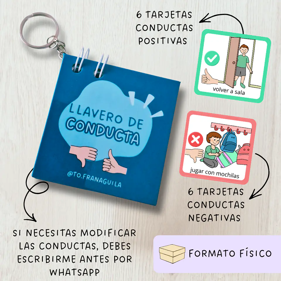 Llavero de conducta 1