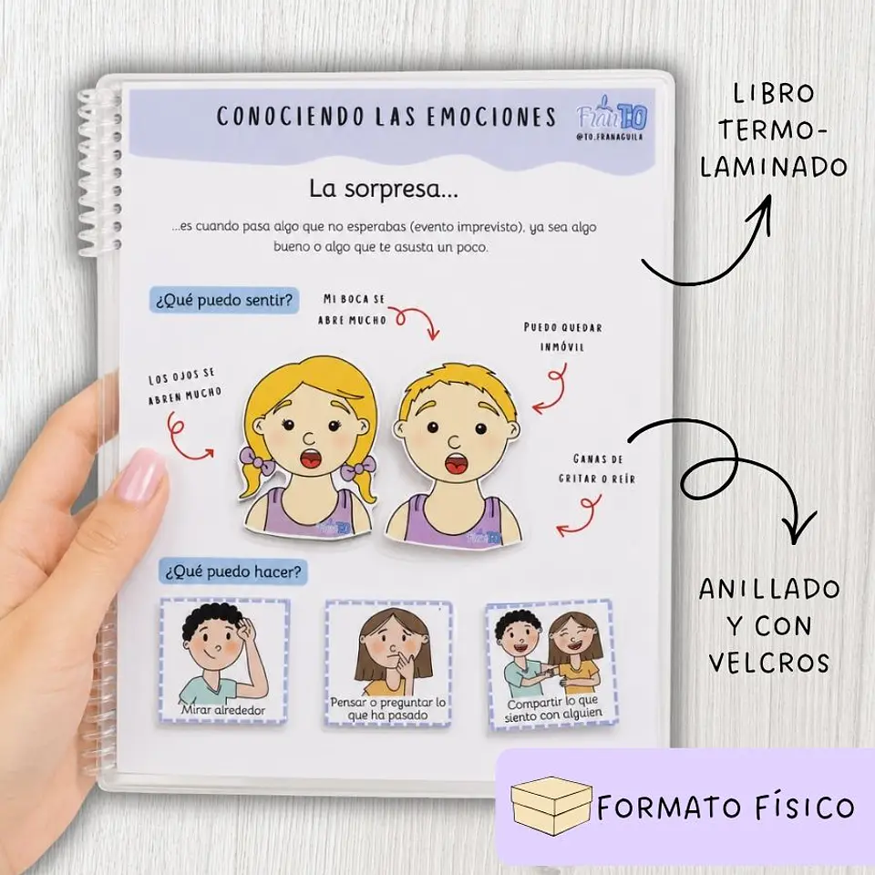 Libro manipulable mis emociones (físico) 2