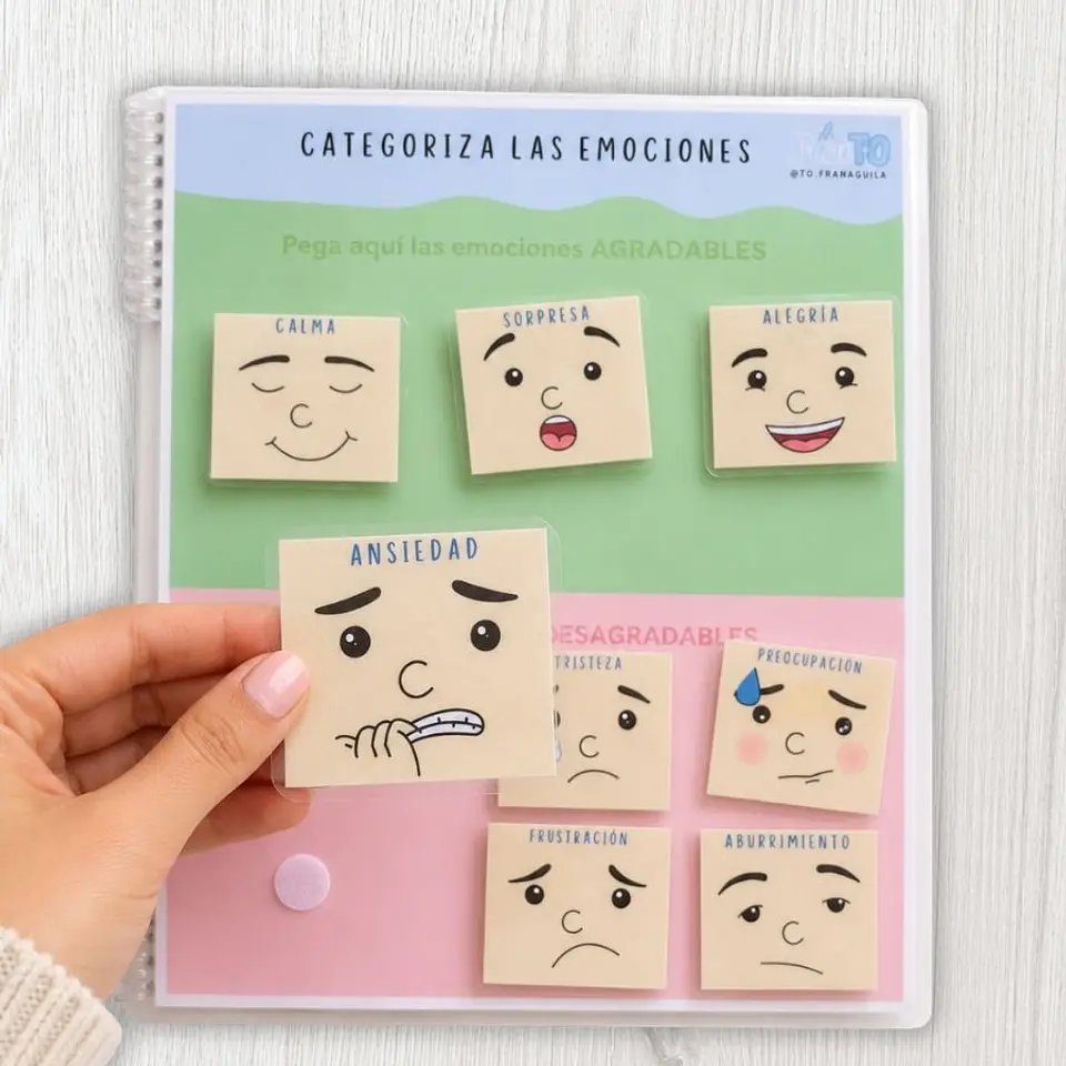 Libro manipulable mis emociones (físico) 3