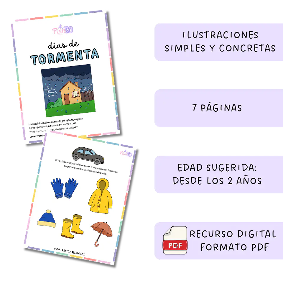 Historia social - Días de tormenta  1