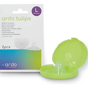 Pezoneras de Silicona Ardo Tulips, Talla L (Pack de 2)