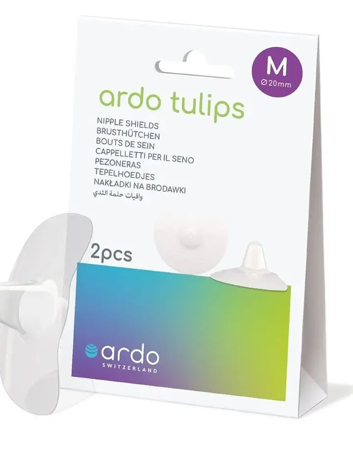 Pezoneras de Silicona Ardo Tulips, Talla M (Pack de 2) 1