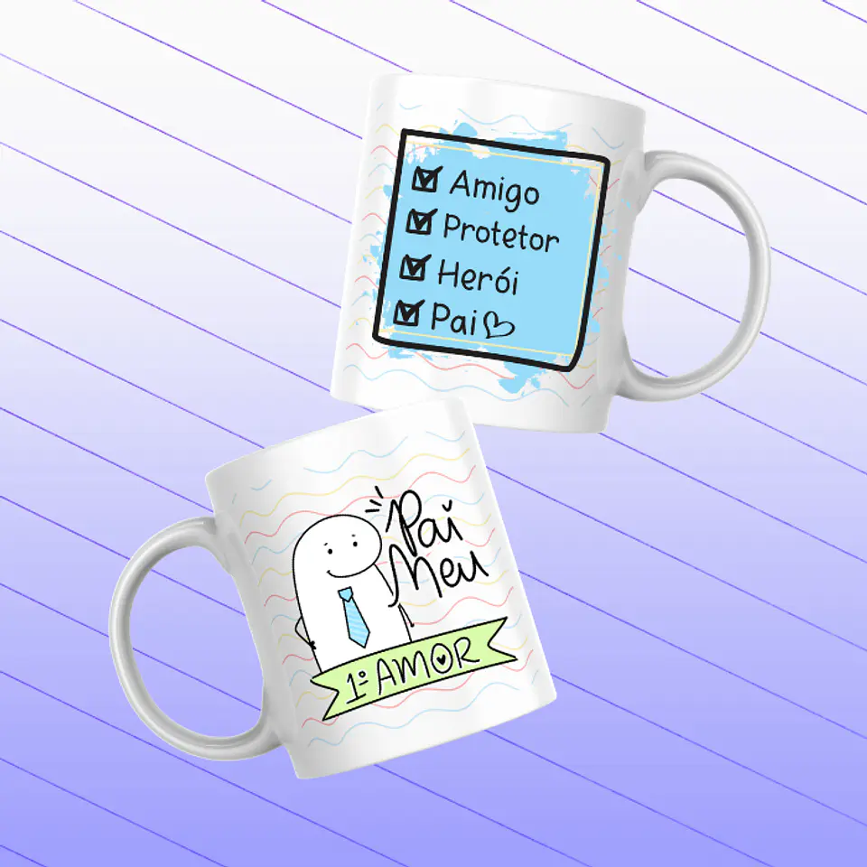 Caneca Porcelana Pai 2