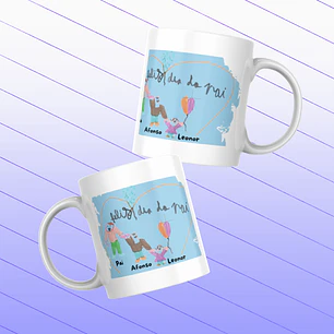 Caneca Porcelana Pai