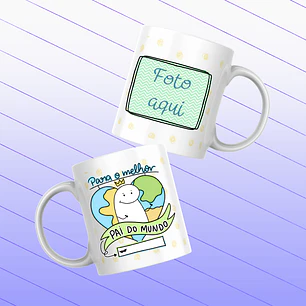 Caneca Porcelana Pai