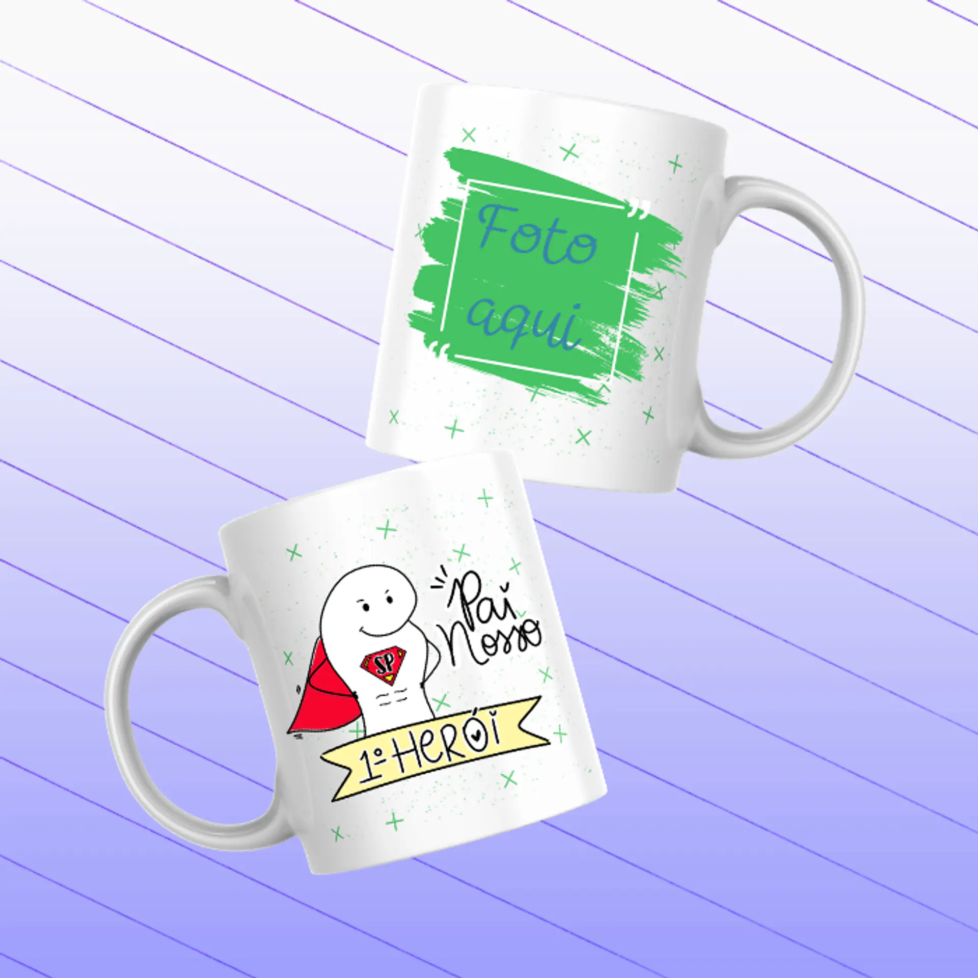 Caneca Porcelana Pai 2