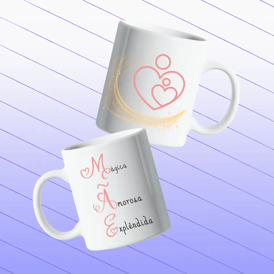 Caneca Porcelana Mãe 1