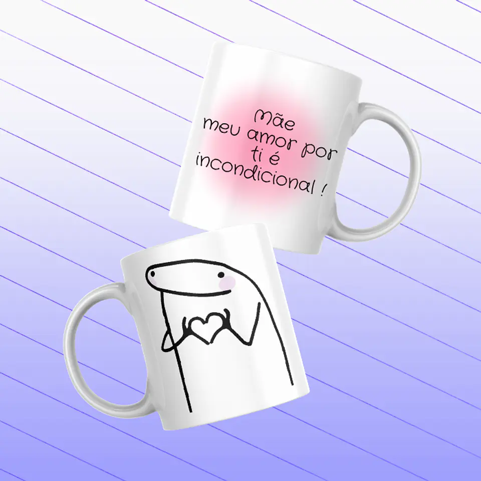 Caneca Porcelana Mãe 1