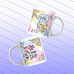 Caneca Porcelana Mãe