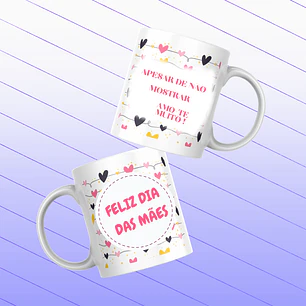Caneca Porcelana Mãe