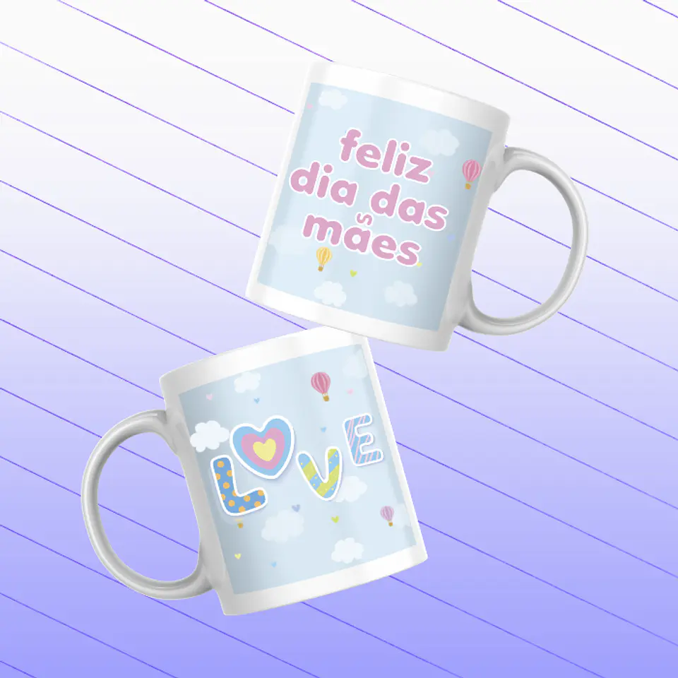 Caneca Porcelana Mãe 1