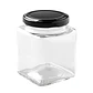 Frasco de vidrio cuadrado 100ml, caja de 30 unidades - Miniatura 2