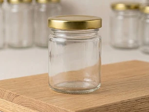 Frasco de vidrio cilíndrico 100ml, caja de 30 unidades