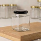 Frasco de vidrio cuadrado 100ml, caja de 30 unidades - Miniatura 1