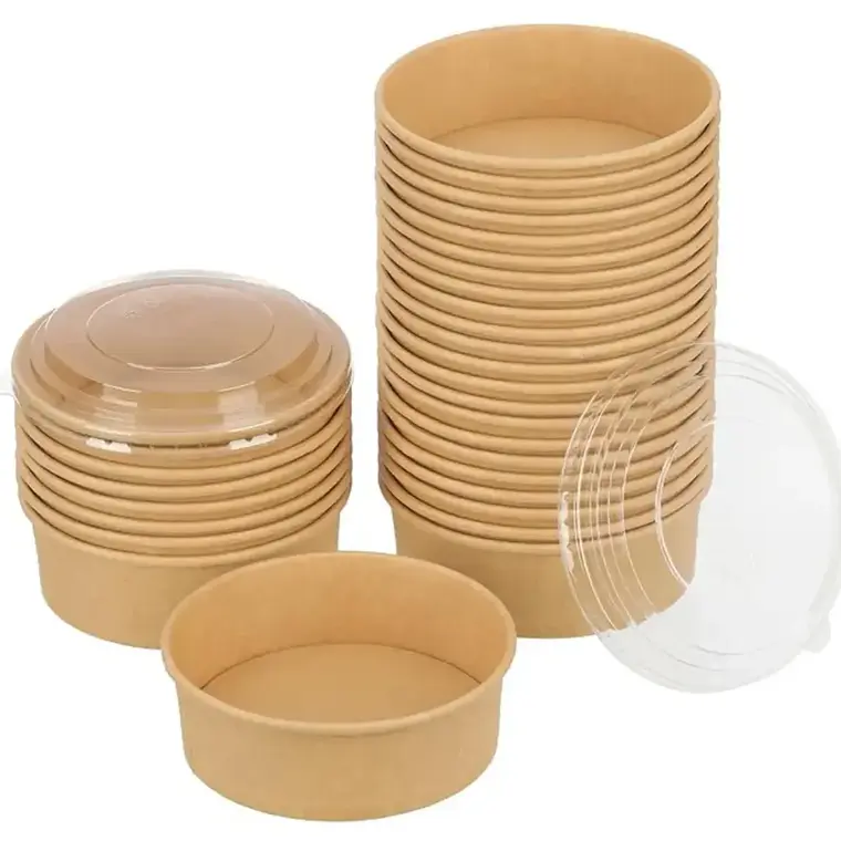 Bowl Kraft 500ml con tapa 1