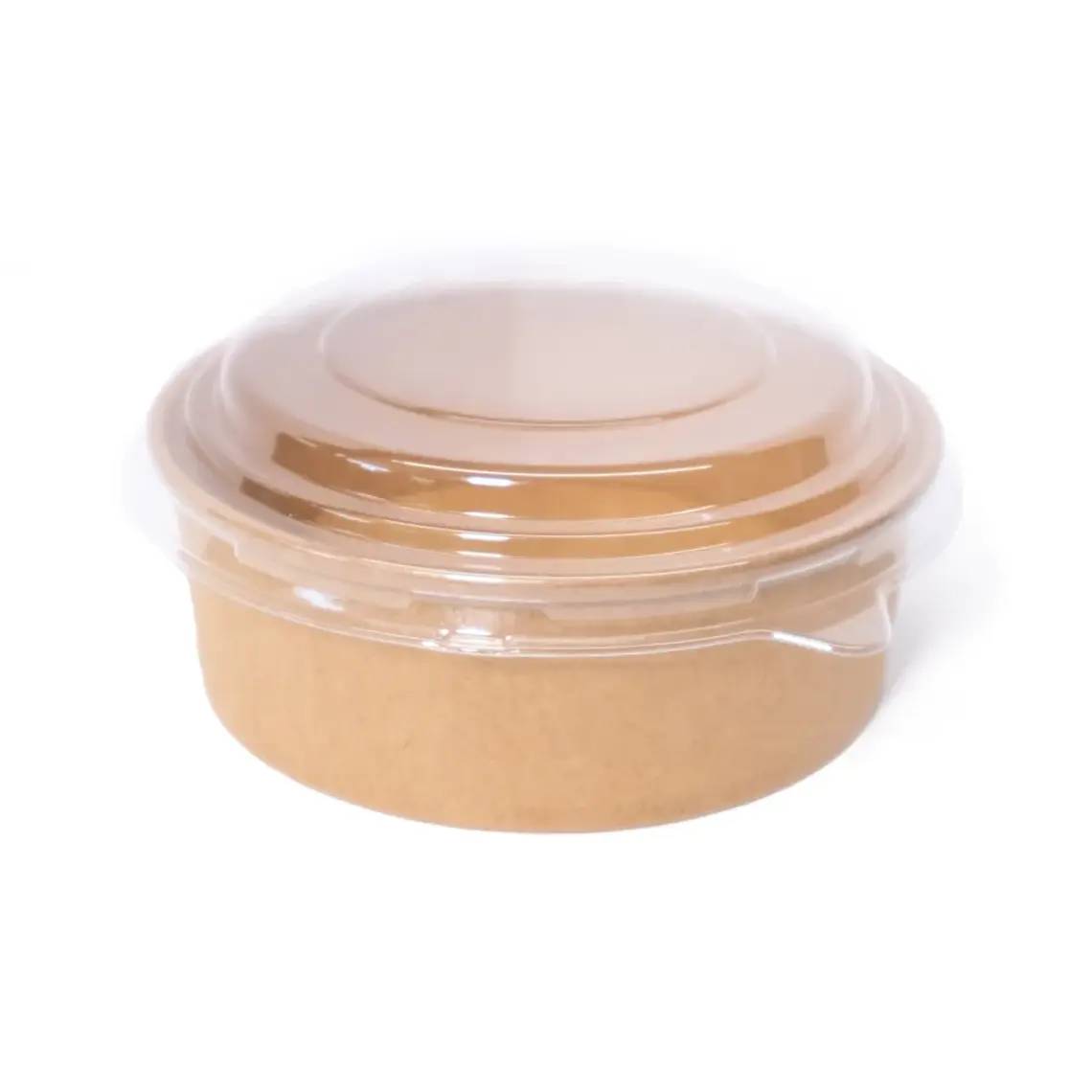 Bowl Kraft 600ml con tapa 1