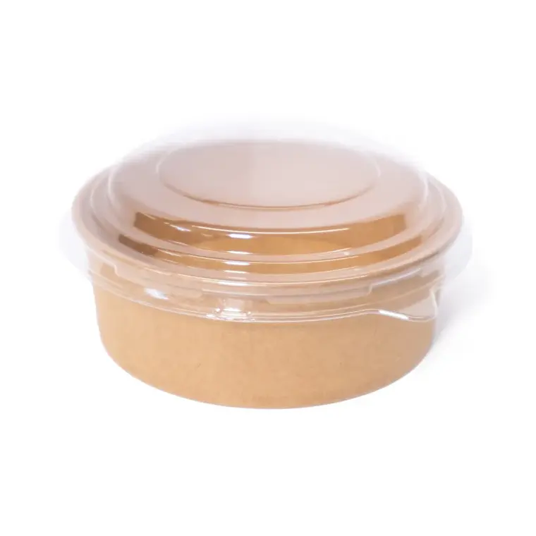 Bowl Kraft 600ml con tapa 1