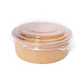 Bowl Kraft 600ml con tapa - Miniatura 1