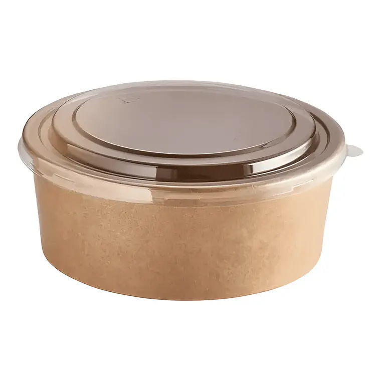 Bowl Kraft 750ml con tapa 1