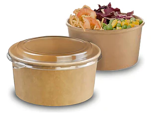 Bowl Kraft 1000ml con tapa