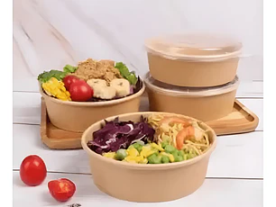 Bowl Kraft 1300ml con tapa