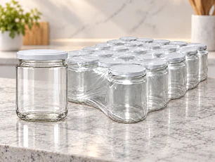 Frasco conservero 460ml con tapa, pack 25 unidades