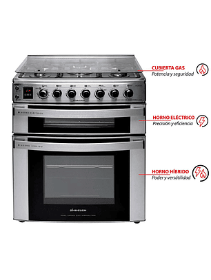 Cocina a Gas/Eléctrica Sindelen CH-770DHIN 5 Quemadores