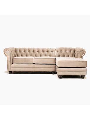 Seccional 3 Cuerpos Capitone Derecho Felpa