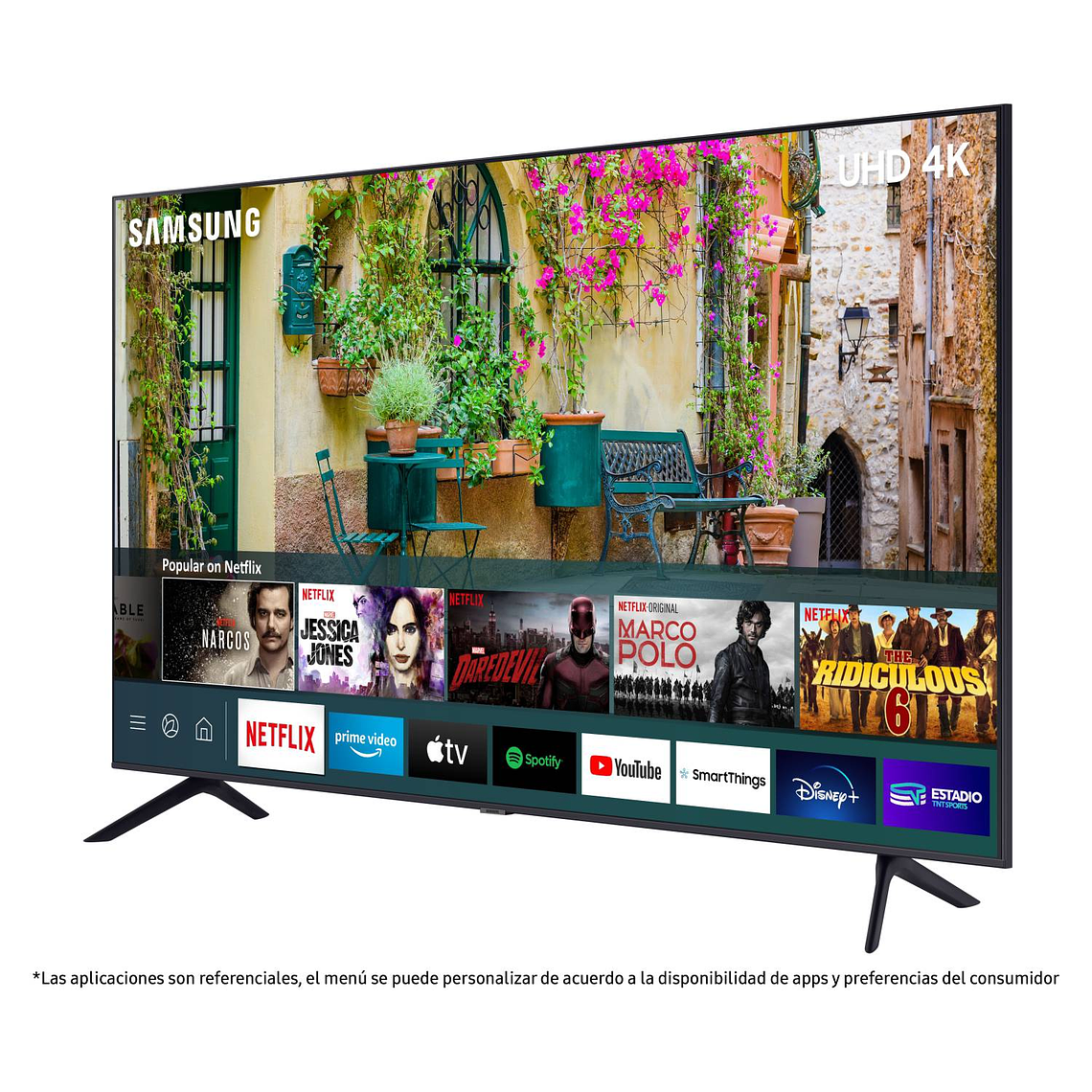 LED Samsung 60' AU7000 4K UHD Smart TV 3