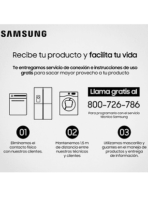 Lavadora Secadora Samsung WD11M4473MW/ZS 11/7 kg.