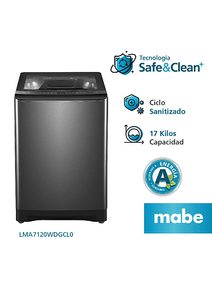 Lavadora Automática Mabe LMA7120WDGCL0 17 kg.