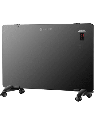 Convector panel espejo negro 2000 W