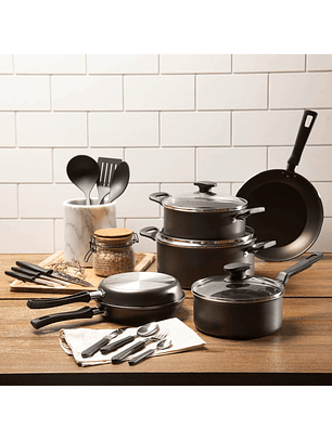 Batería De Cocina Antiadherente 38 Piezas Ollas 🔥🔥