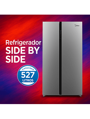 Midea Refrigerador Side by Side 527 lts MDRS710FGE50 176,5x89,5CM