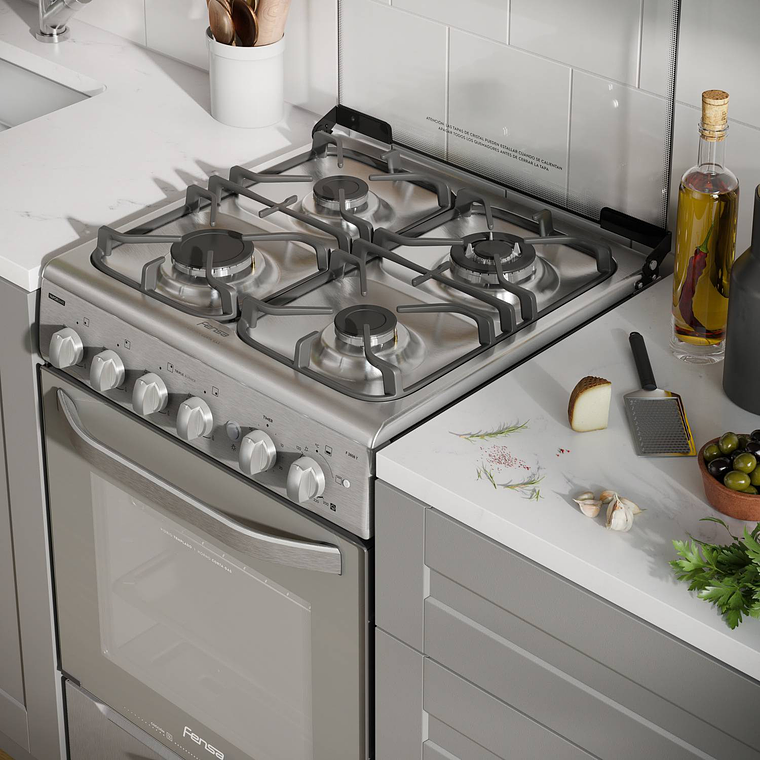 Cocina Fensa 4 Platos Experience con VaporBake – Modelo F2808T 7