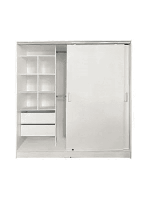 Placard 180x180 cm cubos Diseños Modernos Blanco