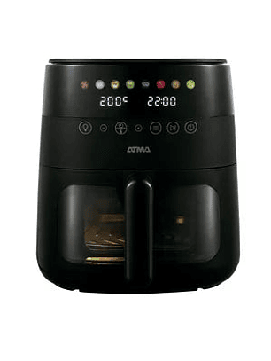 Freidora de Aire ATMA con Visor FR246ABP 6Lts Negro