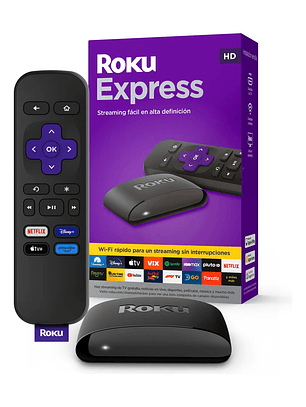 Roku Express 3960 HD dispositivo de streaming con control remoto