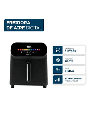 Freidora De Aire Digital 6L Philco FR256PHP