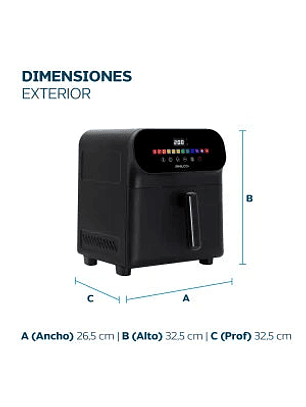 Freidora De Aire Digital 6L Philco FR256PHP