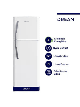 Heladera Drean Cíclica 277L HDR280F50B Blanca