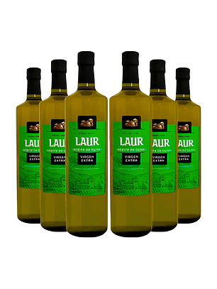 Aceite de Oliva Extra Virgen Laur 1L – Caja x6 Unidades