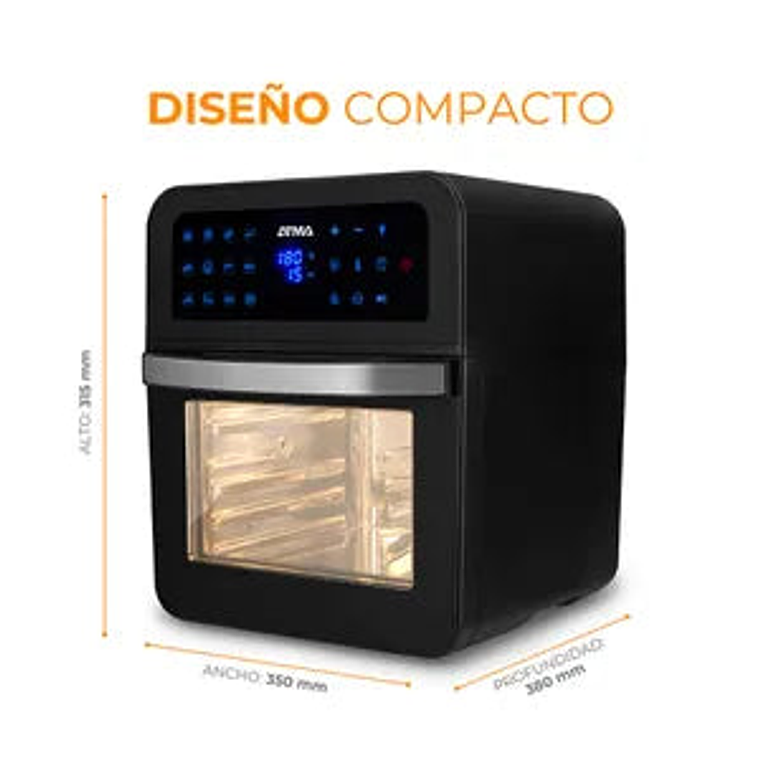 Freidora de Aire y Hornito Atma HFR582DP 11,6 Litros 6