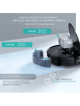 Aspiradora Robot Philco RVCF25PI con Trapeadora