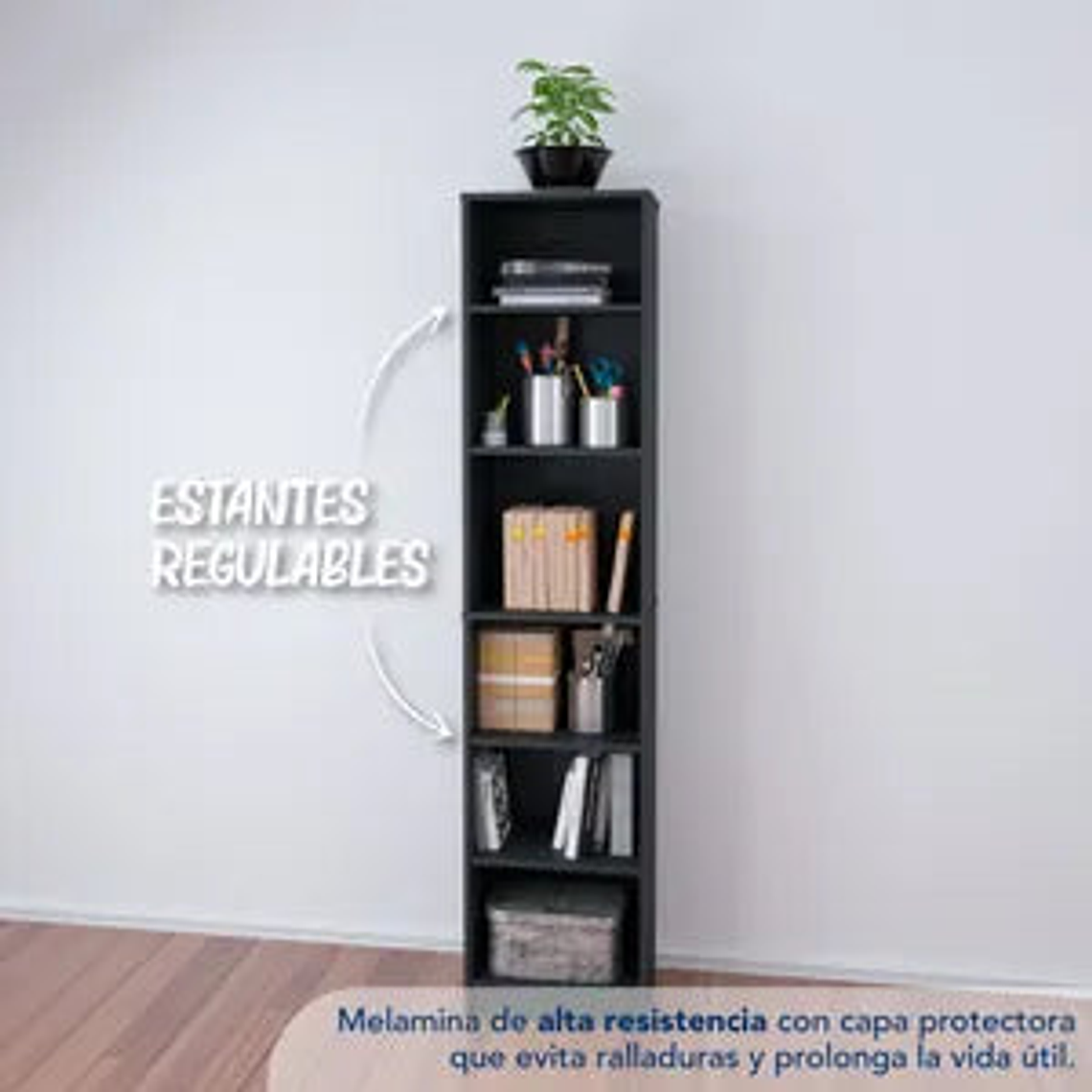 Biblioteca Centro Estant L9N Negro Vendido por Frávega 4