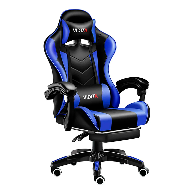 Silla Gamer Vidita Gx2000 Ergonómica Presidencial Reclinable Con Reposapiés Videojuego Pc Profesional 11
