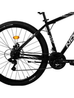 Bicicleta Mountain Bike Nordic X1.0 Rodado 29 T18 Negra - Blanca